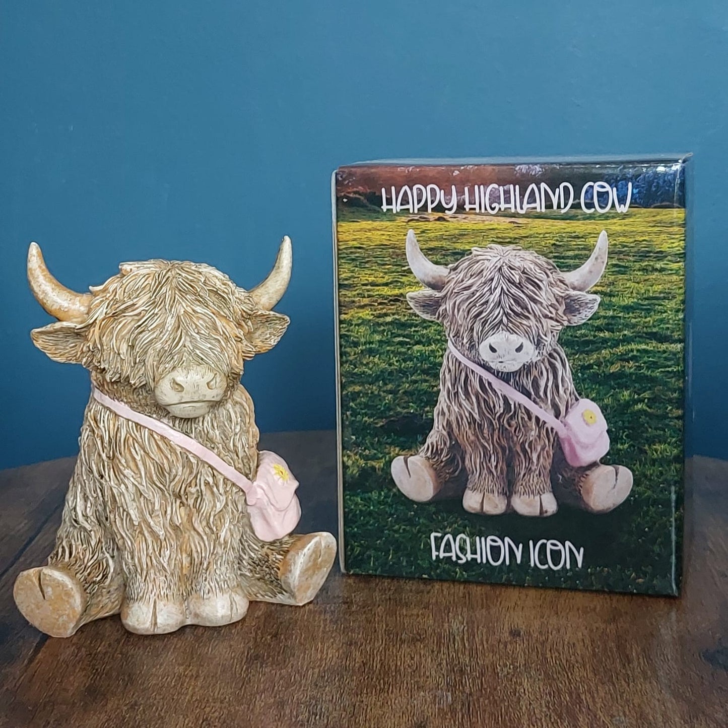 Happy Highland Cow Fashion Icon