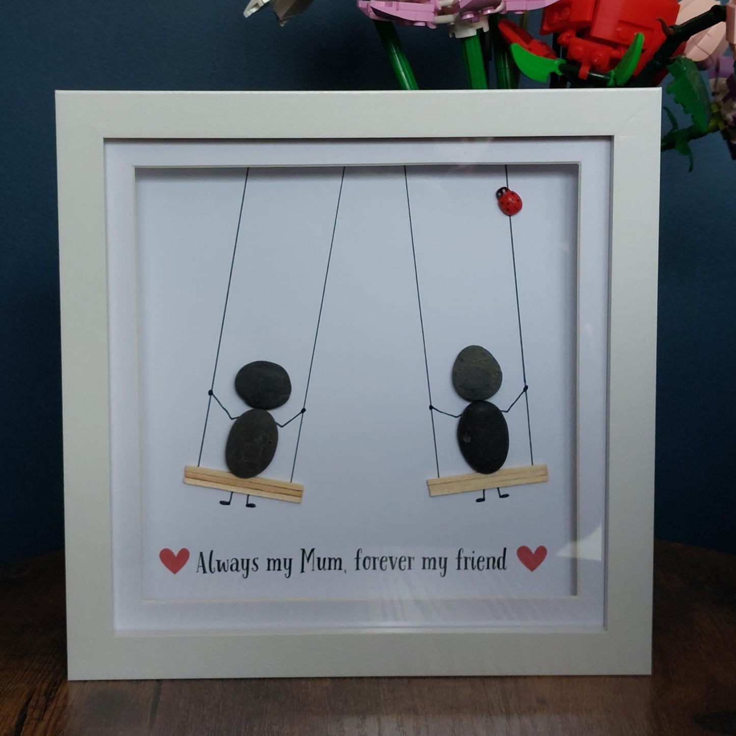 Always my mum, forever my friend - Pebble Art Frame