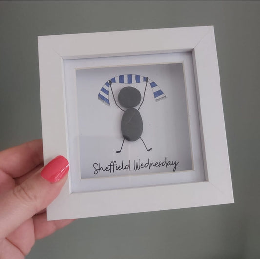 Sheffield Wednesday – Framed Pebble Art