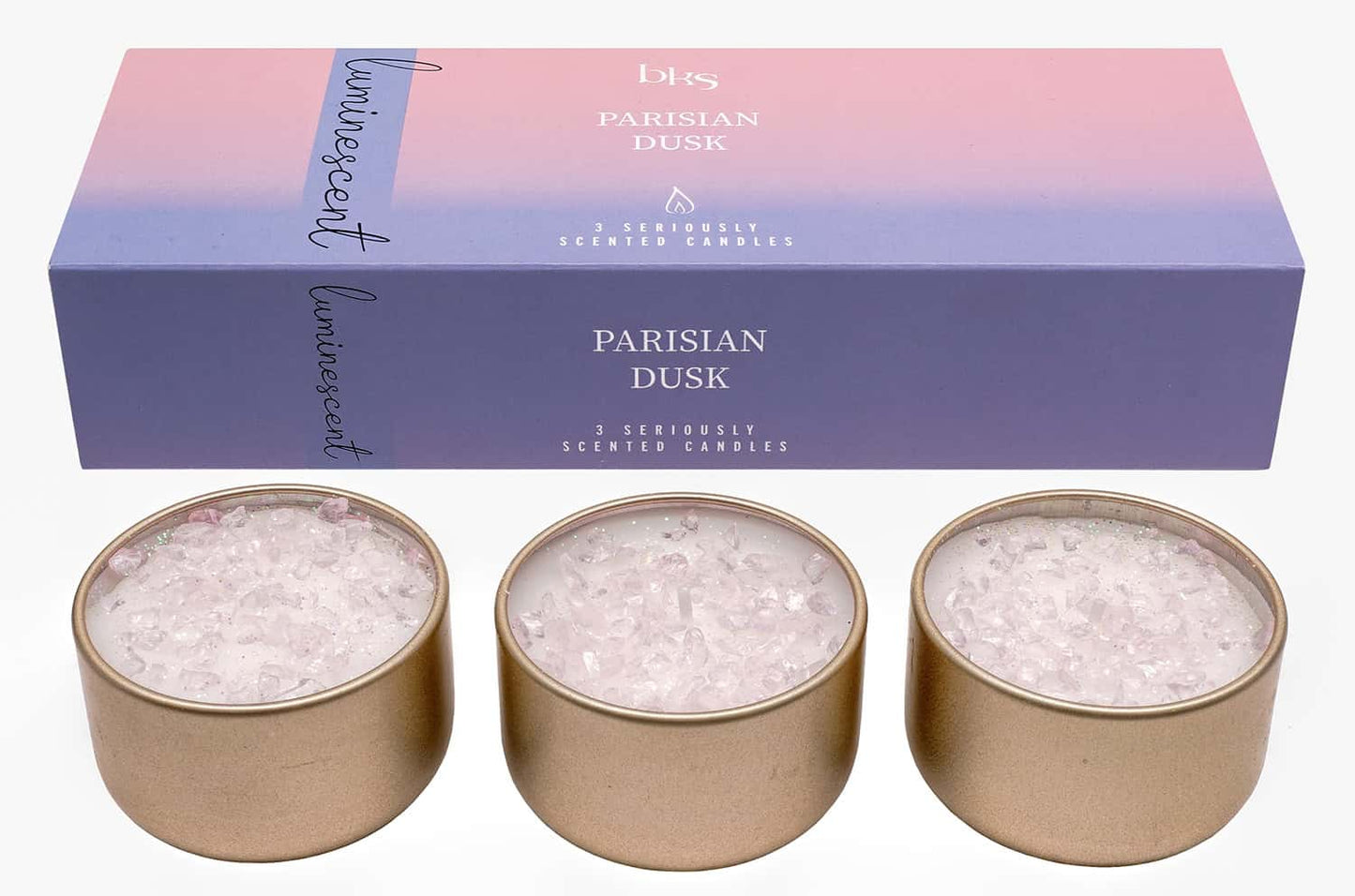 Luminescent Three Lites – Parisian Dusk
