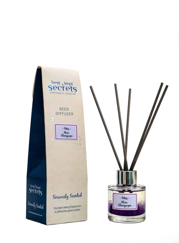 Sparkly Reed Diffuser - Plum Champagne, 50ml