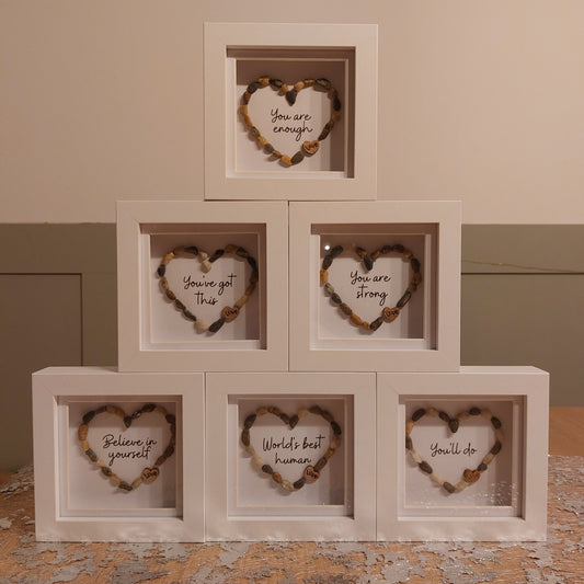 'You've got this' mini stone heart picture