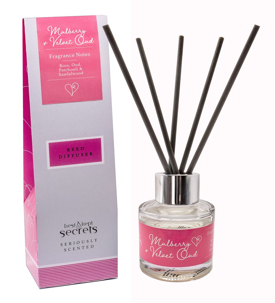 Sparkly Reed Diffuser - Mulberry and Velvet Oud 50ml
