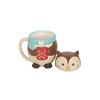 Oliver Owl Lidded Mug