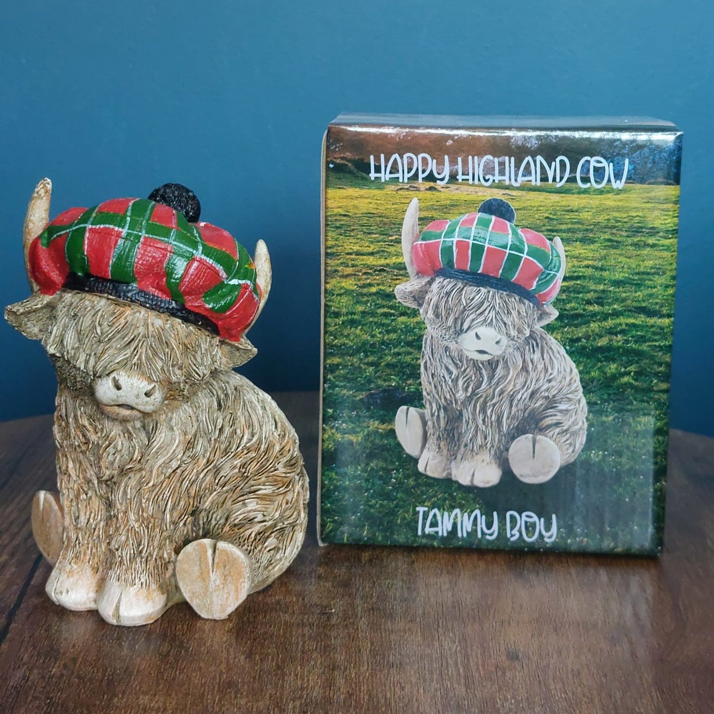 Happy Highland Cow Tammy Boy