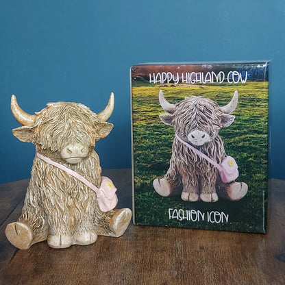 Happy Highland Cow Fashion Icon