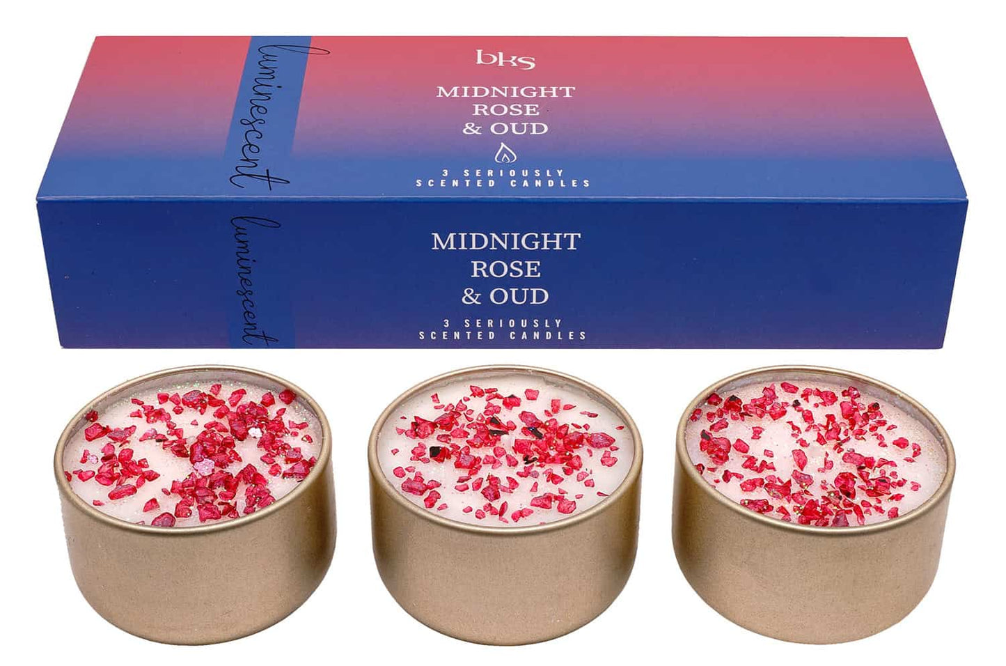 Luminescent Three Lites – Midnight Rose & Oud