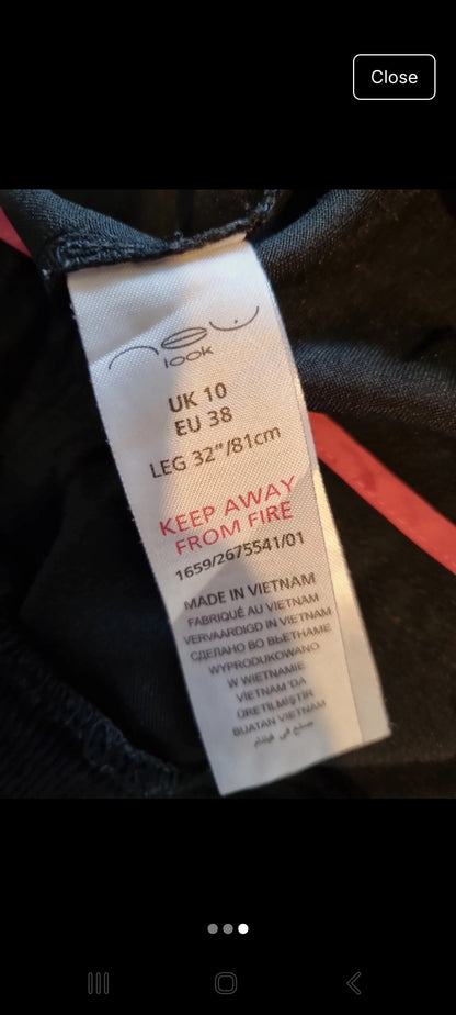 Maternity trousers black