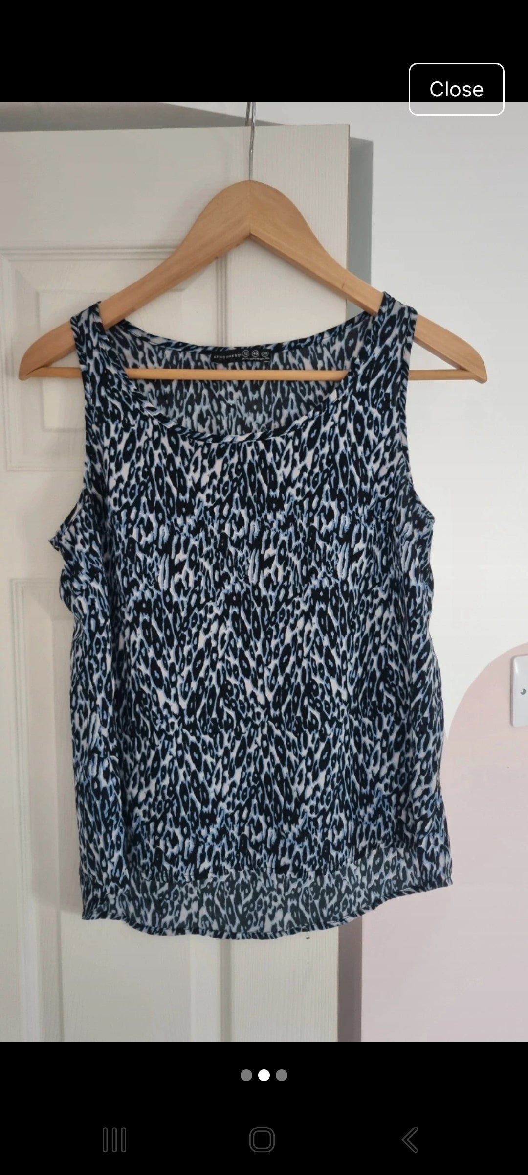 Womens size 12 Blue top