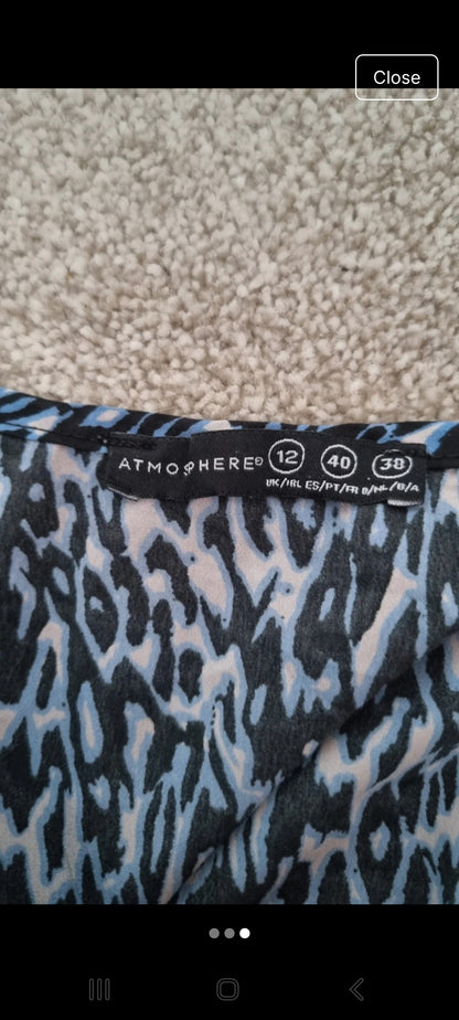Womens size 12 Blue top