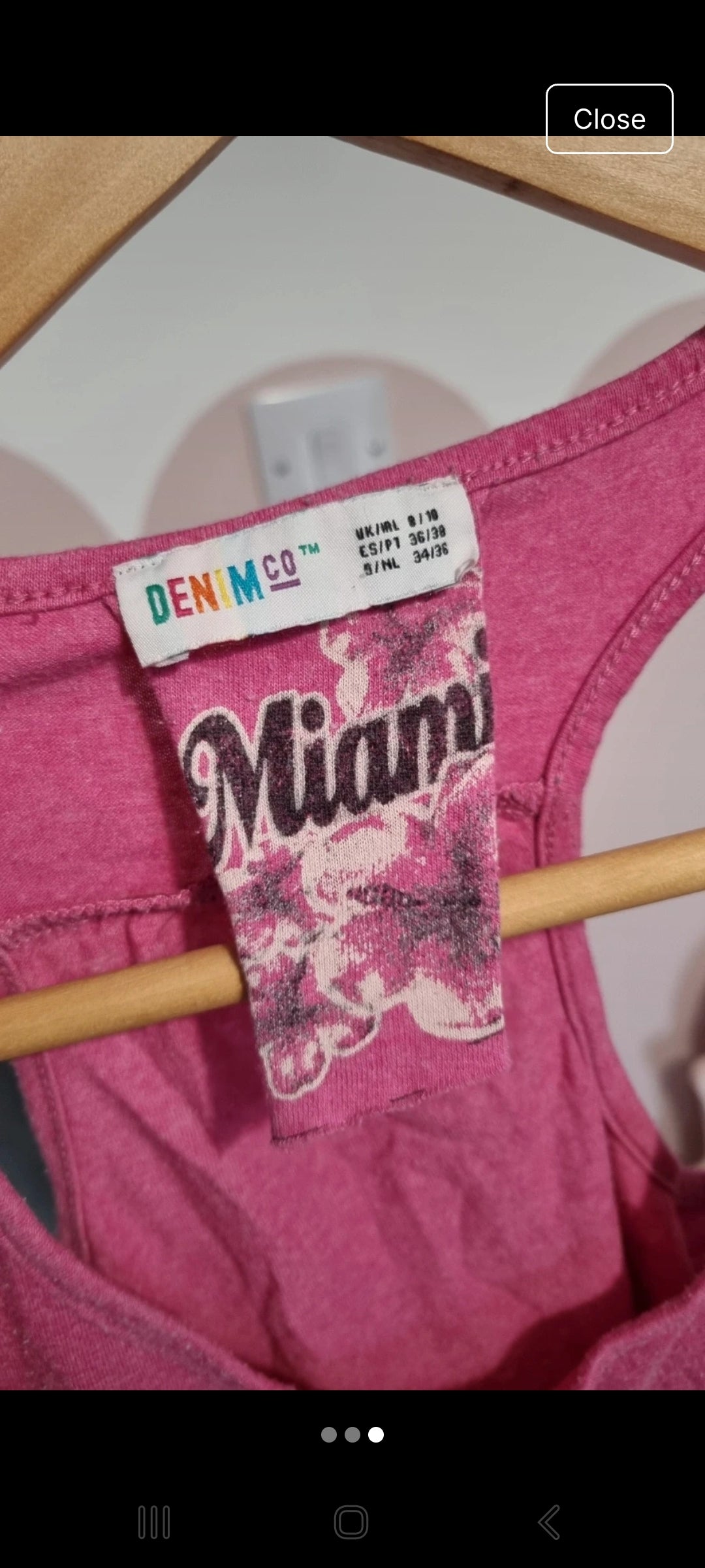 Woman's tank top, Miami beach