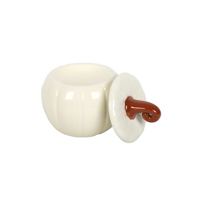 White Curly Pumpkin Oil Burner