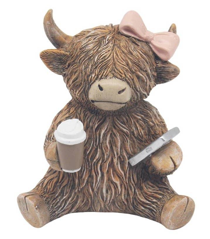 Coffeeholic Highland Cow