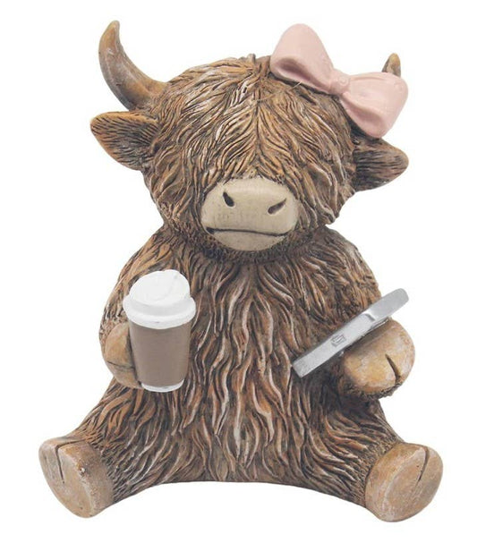 Coffeeholic Highland Cow