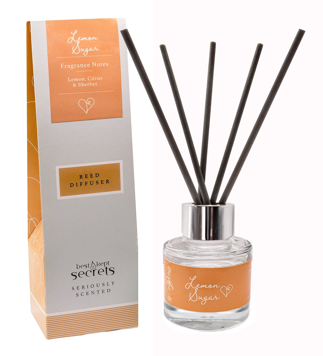 Sparkly Reed Diffuser - Lemom Sugar 50ml