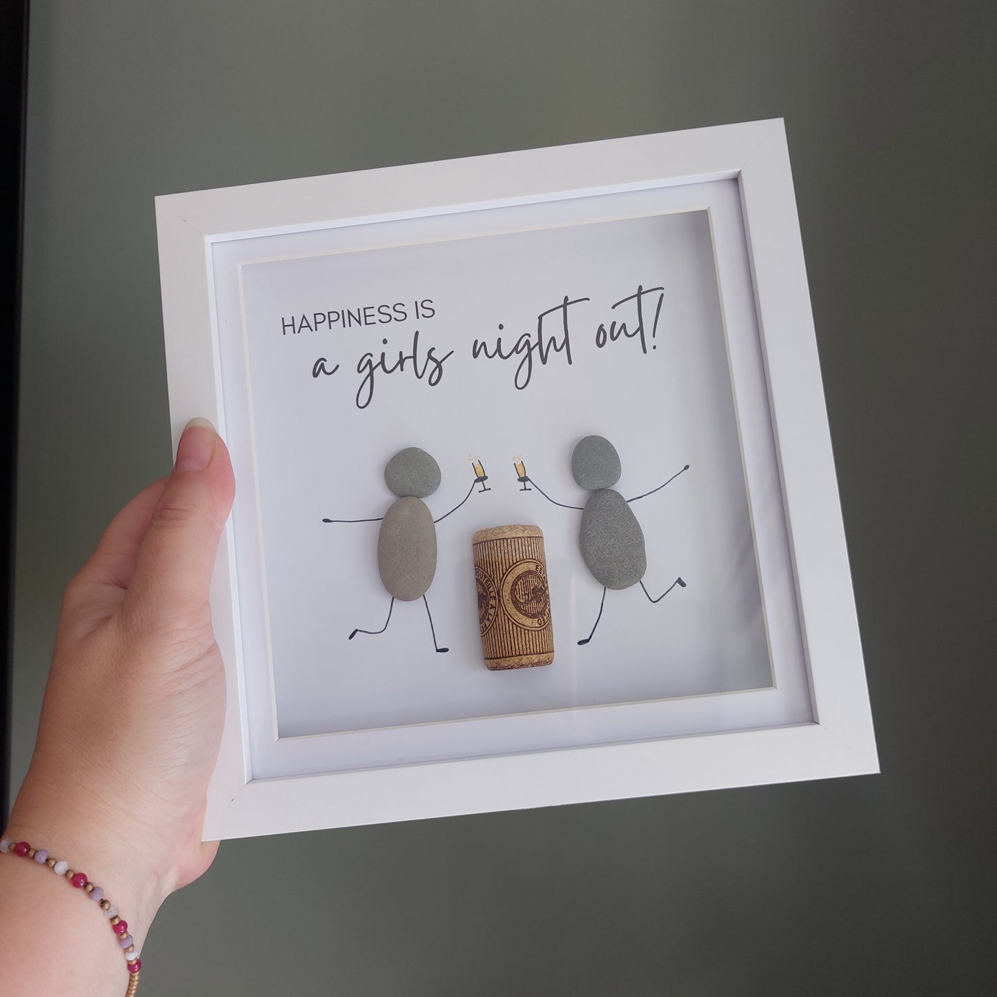 Girls night out - Pebble Art Frame