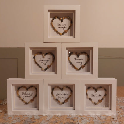 'You'll do' mini stone heart picture