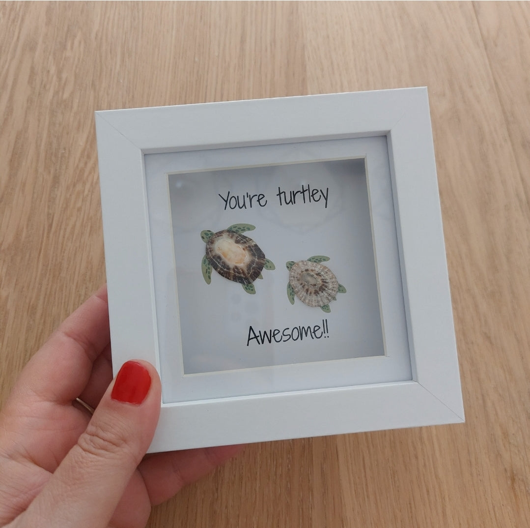 Turtley Awesome - Hand Crafted Pebble Art