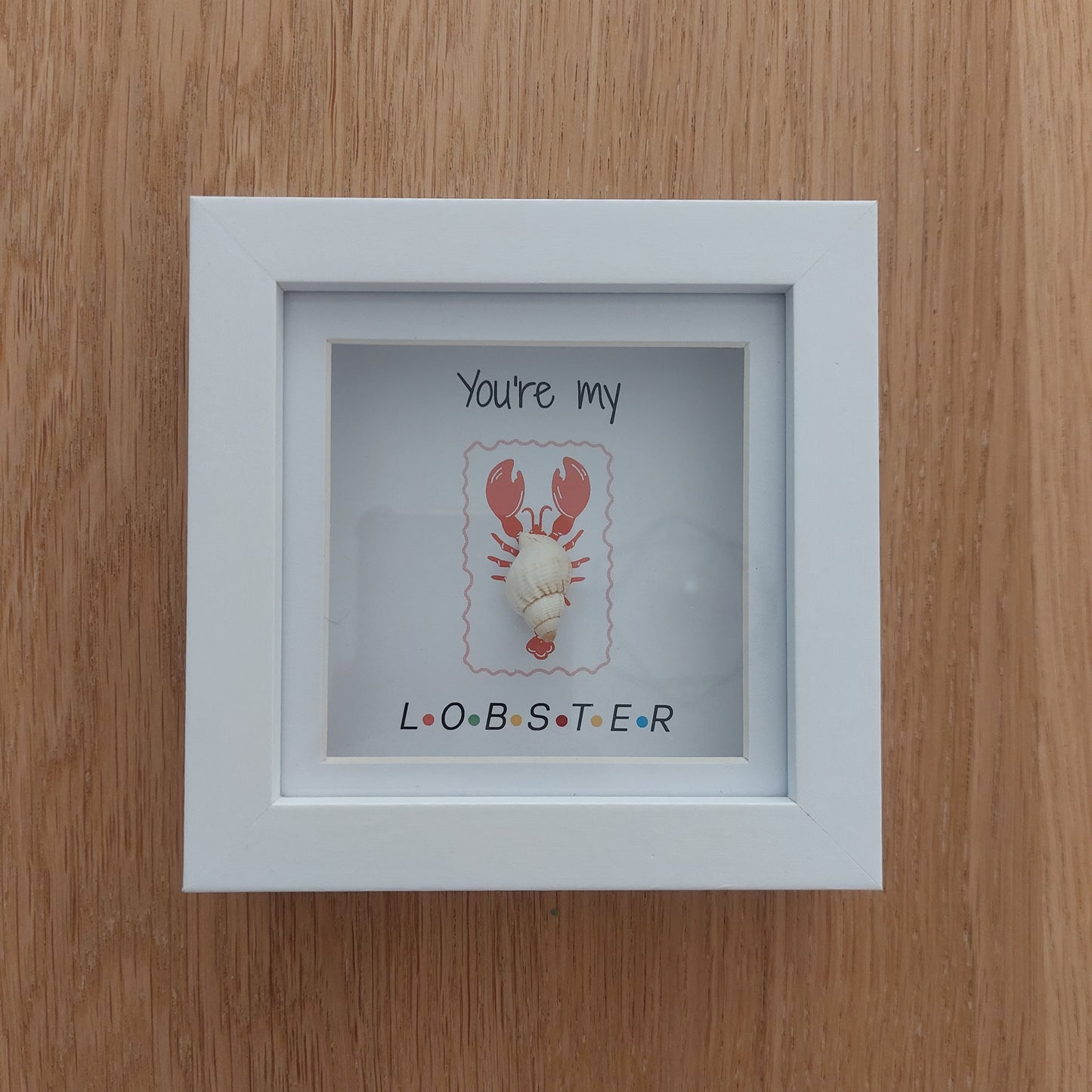 You're my lobster - Hand crafted Pebble Art