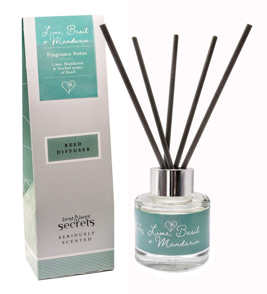 Sparkly Reed Diffuser - Lime, Basil and Mandarin 50ml
