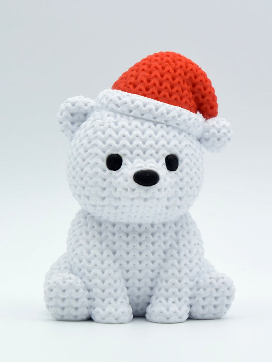 Christmas Polar Bear Desk Buddy