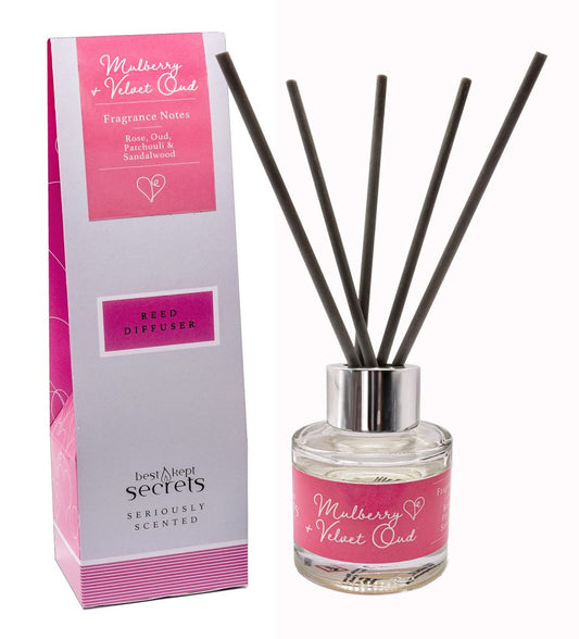 Sparkly Reed Diffuser - Mulberry and Velvet Oud 50ml