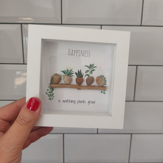 Watch Plants Grow - Pebble Art Frame