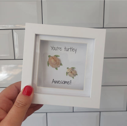 Turtley Awesome - Hand Crafted Pebble Art