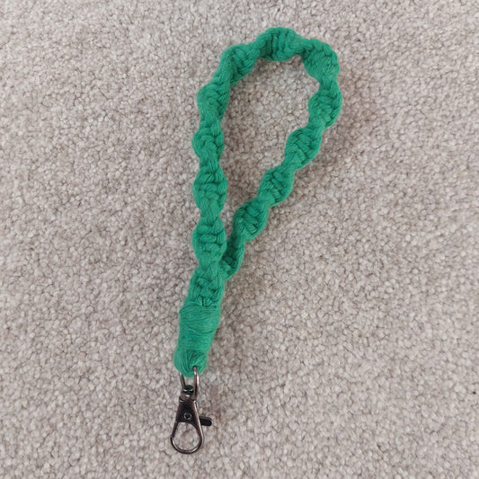 Hand-knotted wristlet