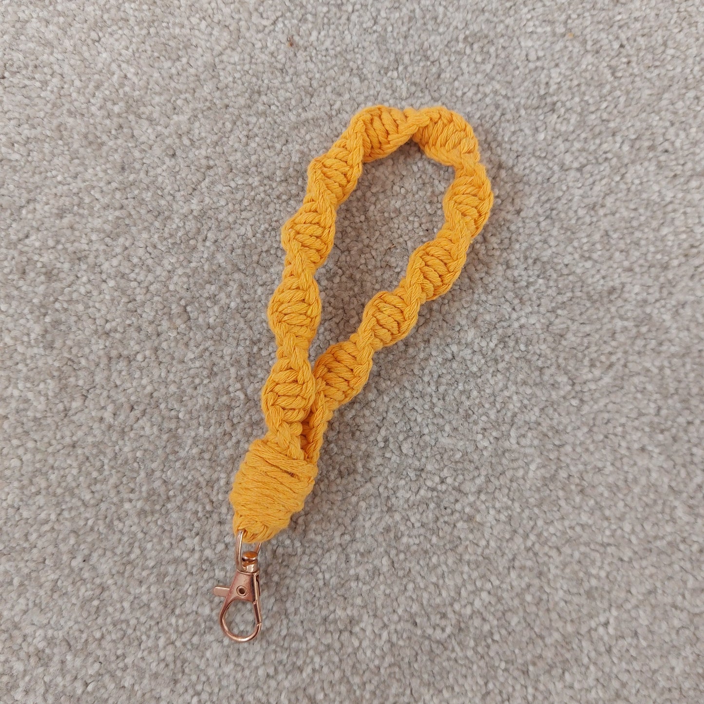 Hand-knotted wristlet