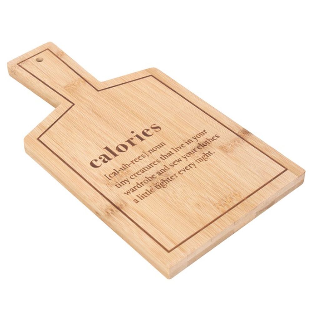 Calories Bamboo Serving Board